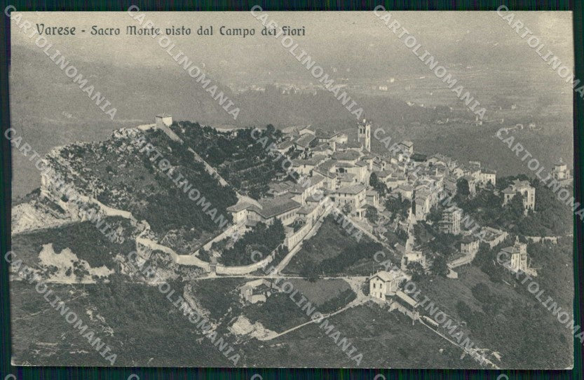 Varese Città Veduta del Sacro Monte cartolina RT1841 – fronte