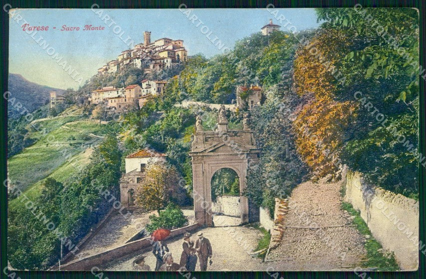 Varese Città Sacro Monte Brunner 17025 cartolina RT1842 – fronte