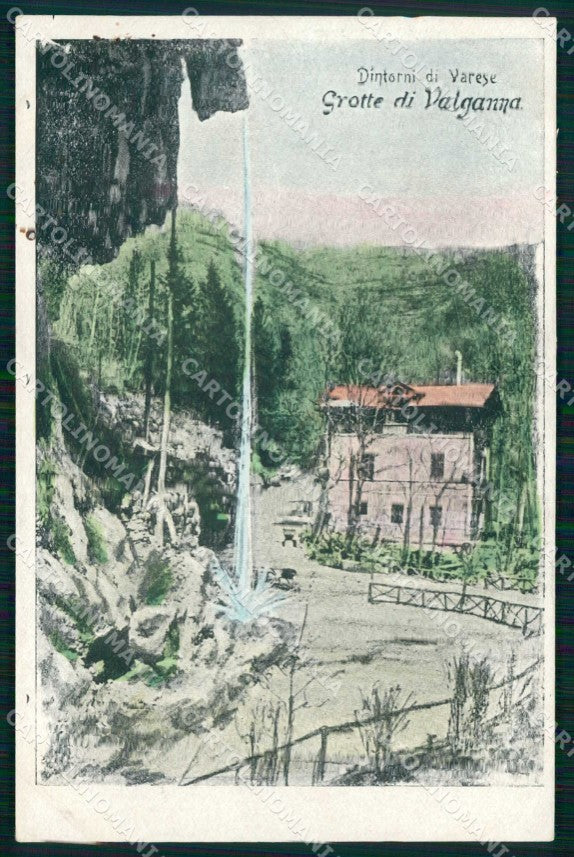 Varese Città Grotte di Valganna cartolina RT1846 – fronte
