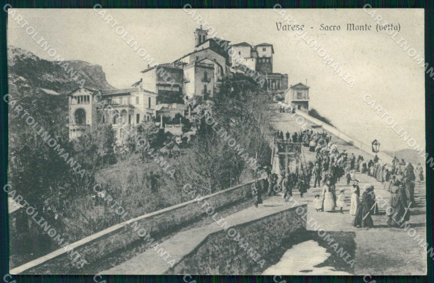 Varese Città Vetta del Sacro Monte cartolina RT1849 – fronte