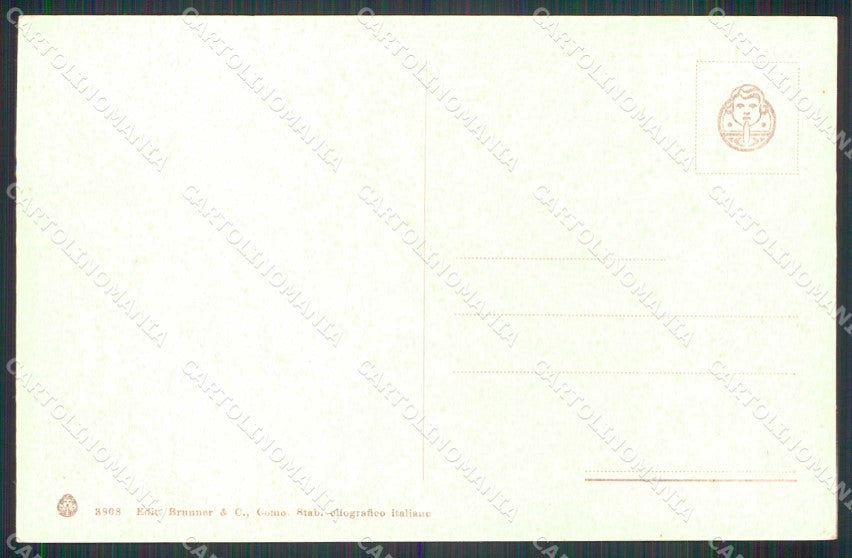 Varese Città Veduta dal Sacro Monte Brunner 3808 cartolina RT1854 – retro