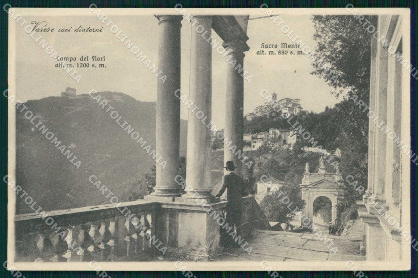 Varese Città Campo dei Fiori Sacro Monte cartolina RT1855 – fronte
