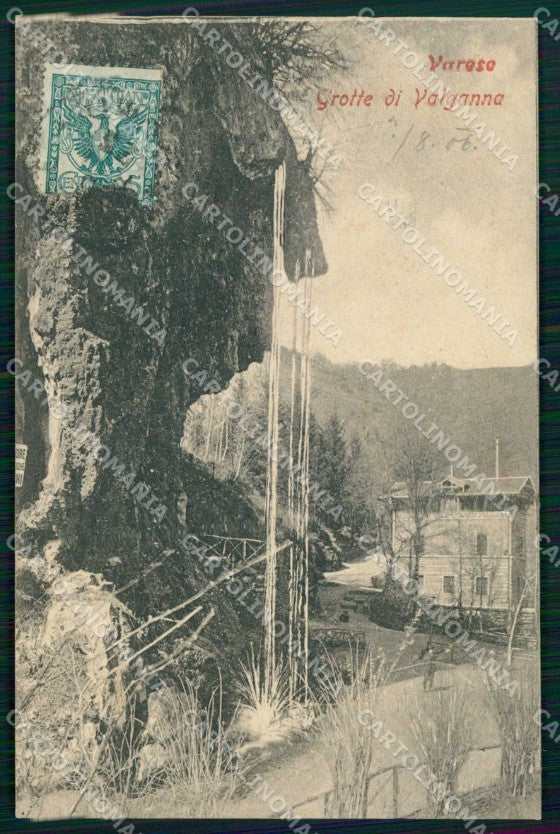 Varese Città Grotte di Valganna cartolina RT1860 – fronte