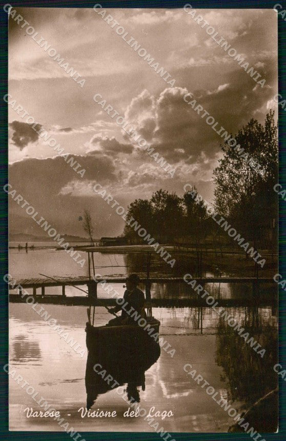 Varese Città Visione del Lago Foto cartolina RT1864 – fronte