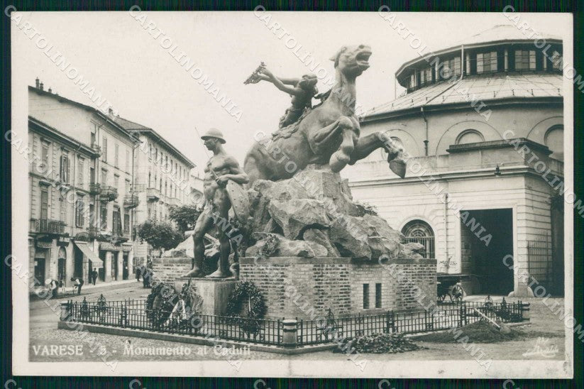 Varese Città Monumento ai Caduti Foto cartolina RT1865 – fronte