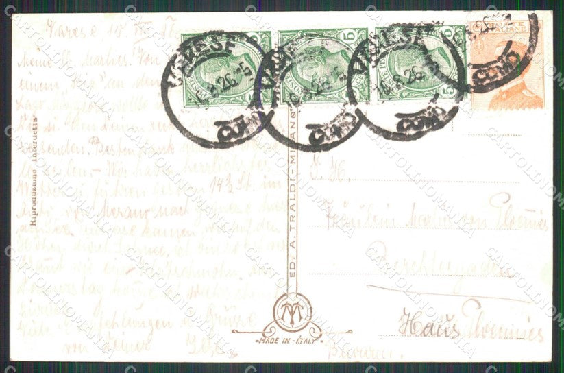 Varese Città Monumento ai Caduti Foto cartolina RT1865 – retro