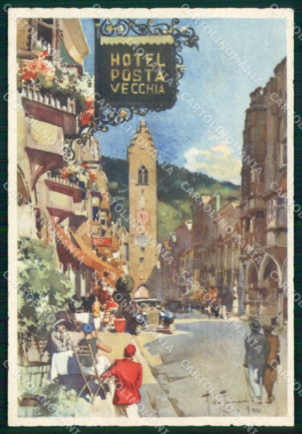 Bolzano Vipiteno Hotel Centrale Posta Vecchia cartolina RT1869 – fronte