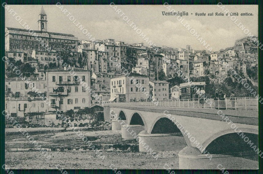 Imperia Ventimiglia Ponte sul Roia Città Antica cartolina RT1886 – fronte