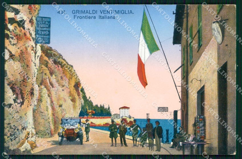 Imperia Ventimiglia Grimaldi Frontiera Italiana cartolina RT1888 – fronte