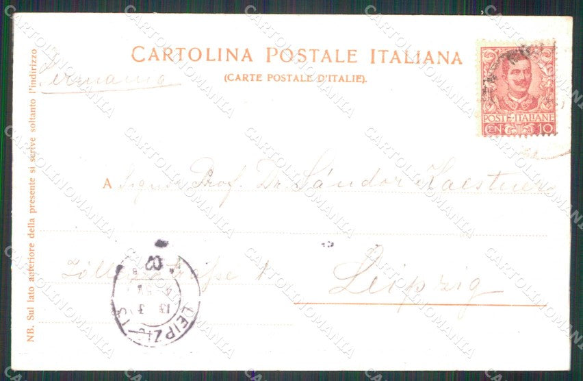 Imperia Ventimiglia Veduta di Bordighera Trenkler 6145 cartolina RT1894 – retro