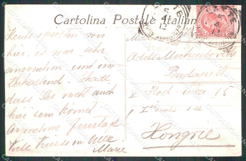 Imperia Ventimiglia Casinò Ristorante dei Roches Rouges cartolina RT1895 – retro