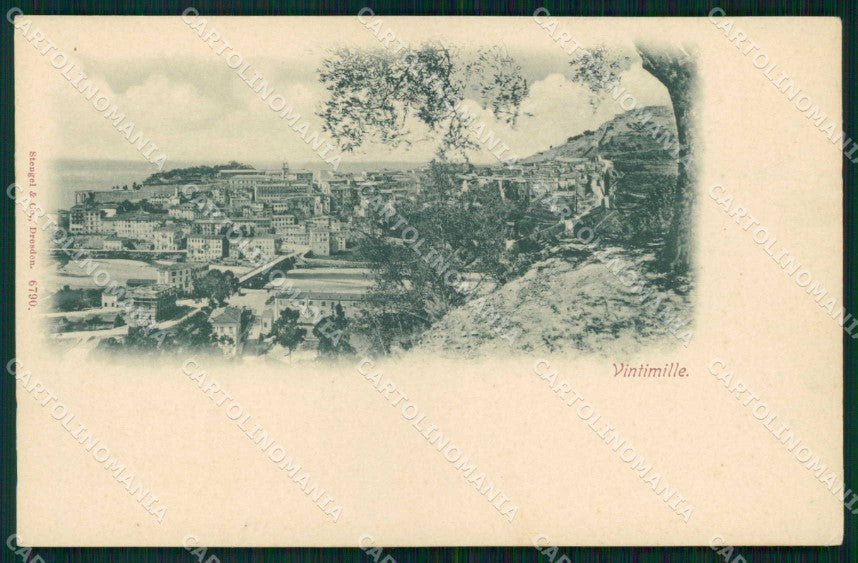 Imperia Ventimiglia Stengel 6790 cartolina RT1901 – fronte
