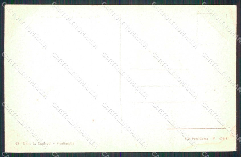 Imperia Ventimiglia Via Aprosio Politeama Sociale cartolina RT1902 – retro