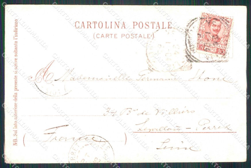Imperia Ventimiglia Vallone San Secondo Tram cartolina RT1911 – retro