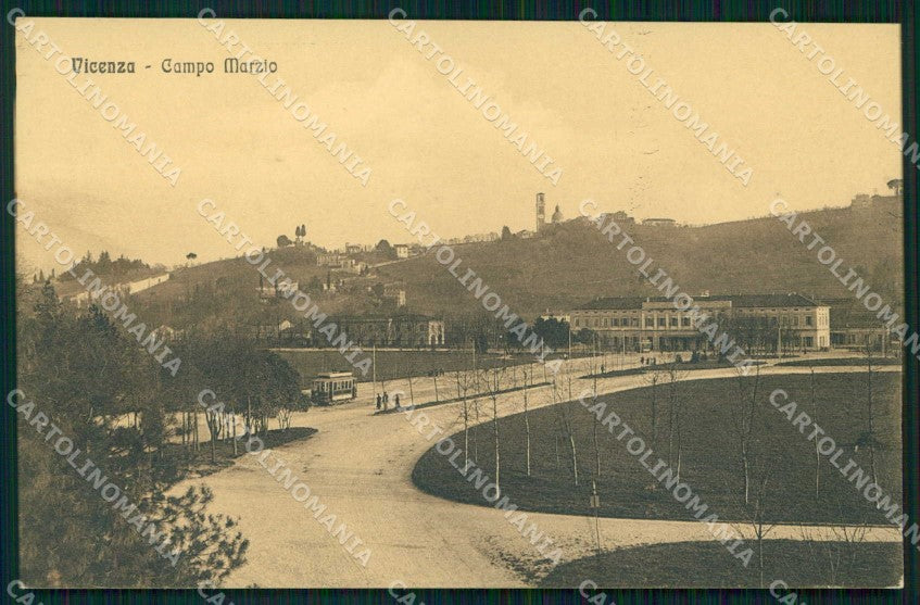 Vicenza Città Campo Marzio Tram cartolina RT1917 – fronte