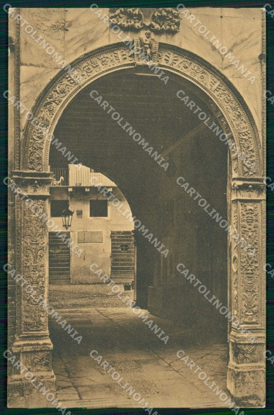 Vicenza Città Porta del Palazzo da Schio cartolina RT1924 – fronte