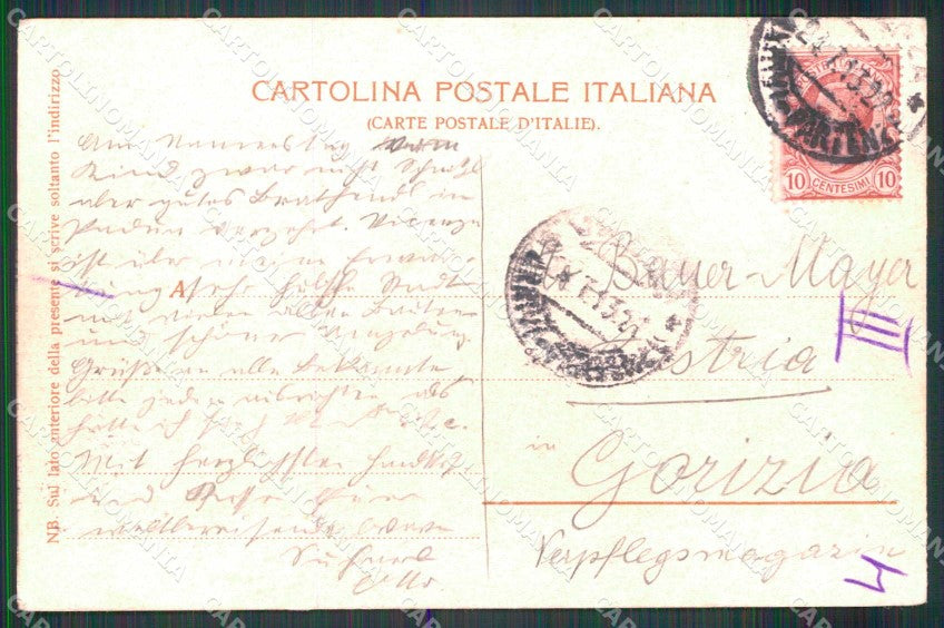 Vicenza Città cartolina RT1926 – retro