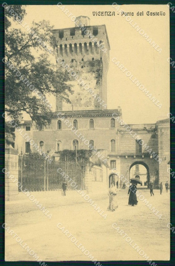 Vicenza Città Porta del Castello cartolina RT1944 – fronte