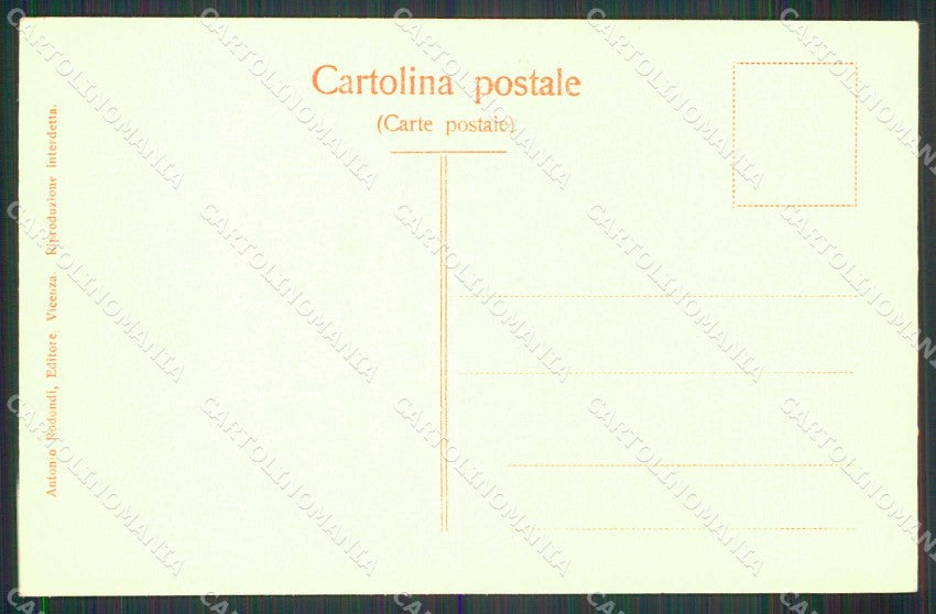 Vicenza Città Torrione di Porta Castello cartolina RT1945 – retro