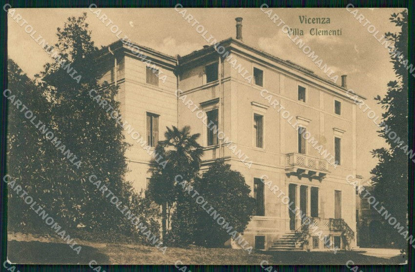 Vicenza Città Villa Clementi cartolina RT1959 – fronte