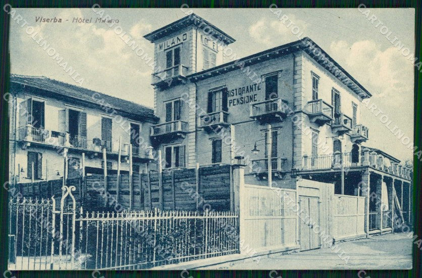 Rimini Viserba Hotel Milano Ristorante Pensione cartolina RT1967 – fronte