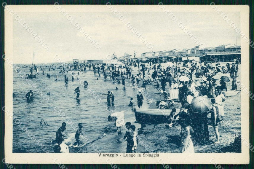 Lucca Viareggio Lungo la Spiaggia Alterocca 55847 cartolina RT1984 – fronte