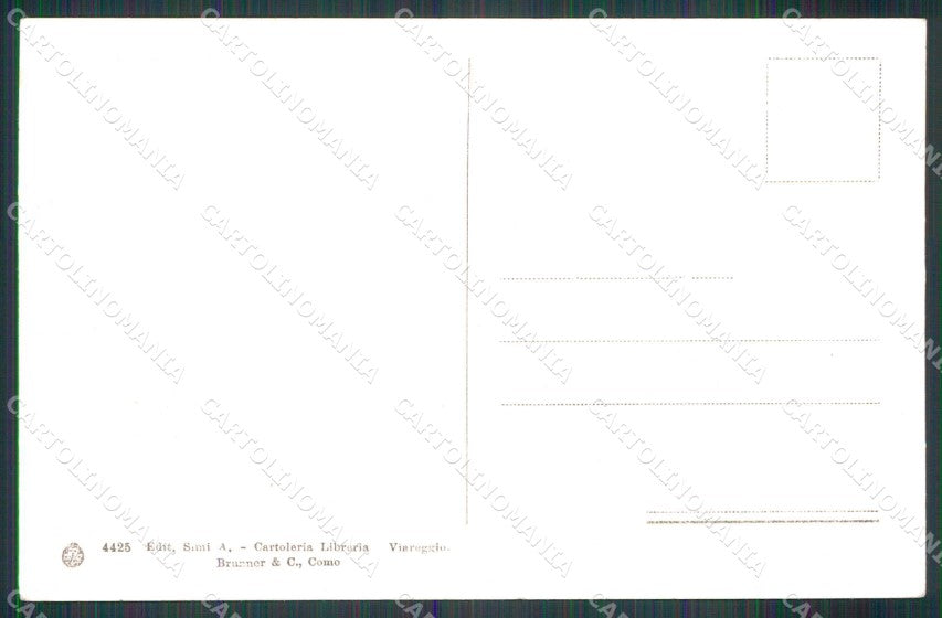 Lucca Viareggio Lanterna Barche Brunner 4425 cartolina RT2001 – retro