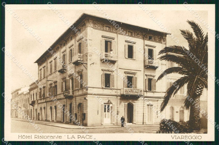 Lucca Viareggio Hotel Ristorante La Pace cartolina RT2013 – fronte