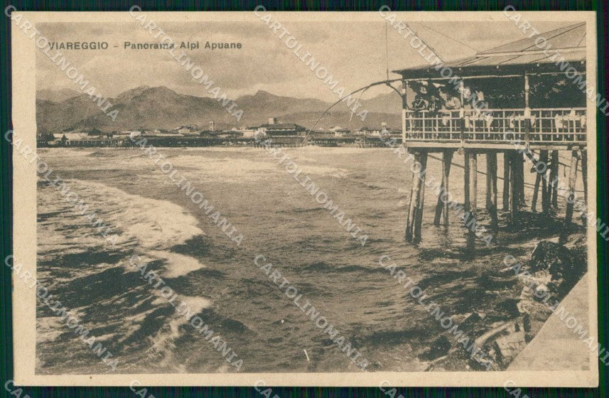 Lucca Viareggio Panorama Alpi Apuane cartolina RT2017 – fronte