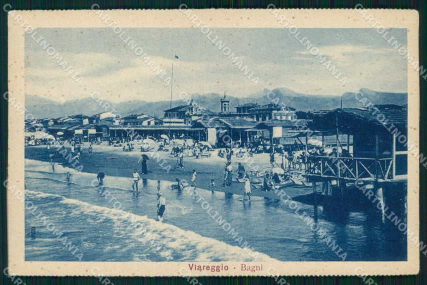Lucca Viareggio Bagni cartolina RT2022 – fronte