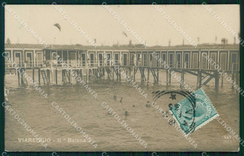 Lucca Viareggio Il Balena Alterocca 1613 Foto cartolina RT2025 – fronte