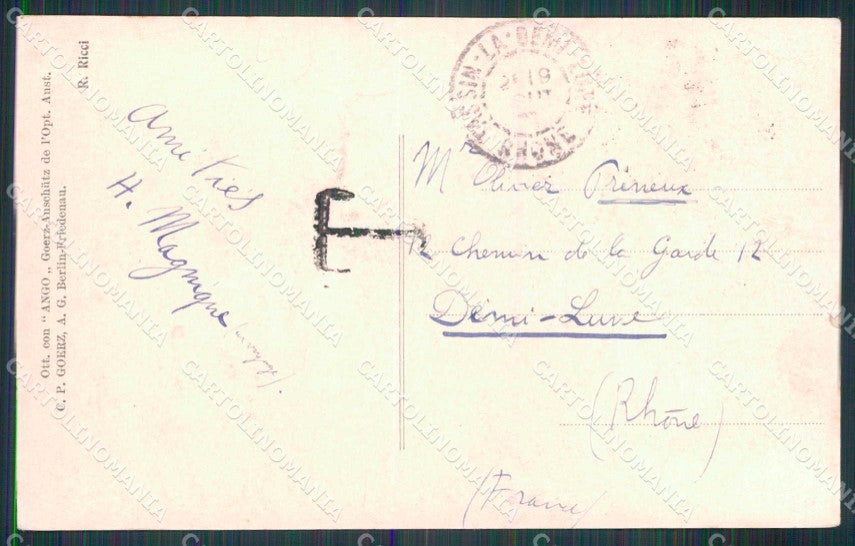 Lucca Viareggio Il Balena Alterocca 1613 Foto cartolina RT2025 – retro