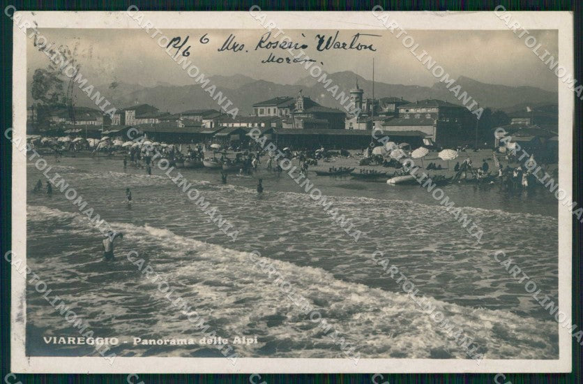 Lucca Viareggio Panorama delle Alpi Alterocca Foto cartolina RT2026 – fronte