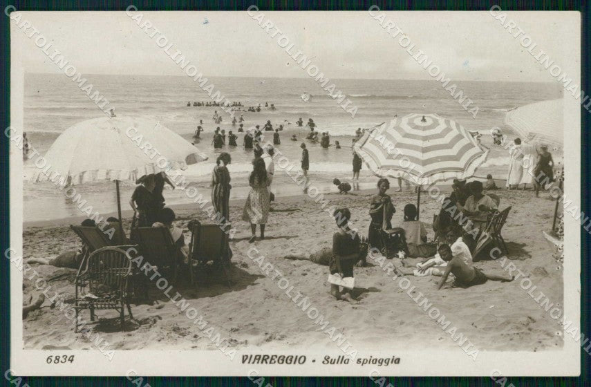Lucca Viareggio Sulla Spiaggia Foto cartolina RT2031 – fronte