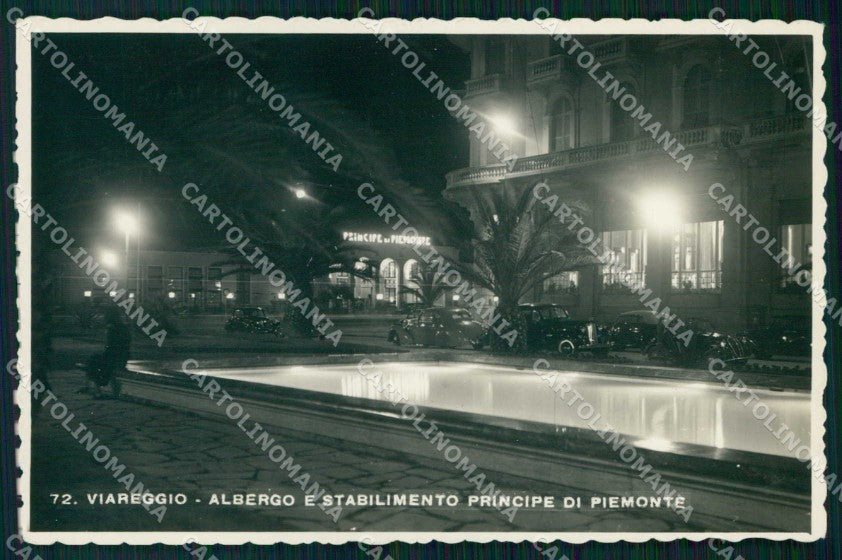 Lucca Viareggio Albergo Stabilimento Principe di Piemonte Foto cartolina RT2033 – fronte