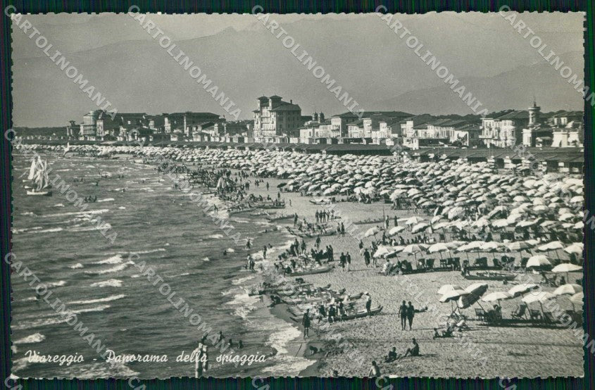 Lucca Viareggio Spiaggia Foto cartolina RT2035 – fronte