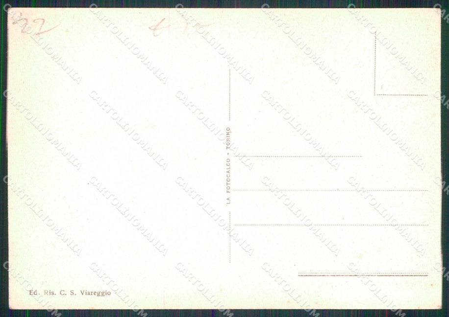 Lucca Viareggio Pineta Ritrovo Il Gatto Nero FG cartolina RT2037 – retro