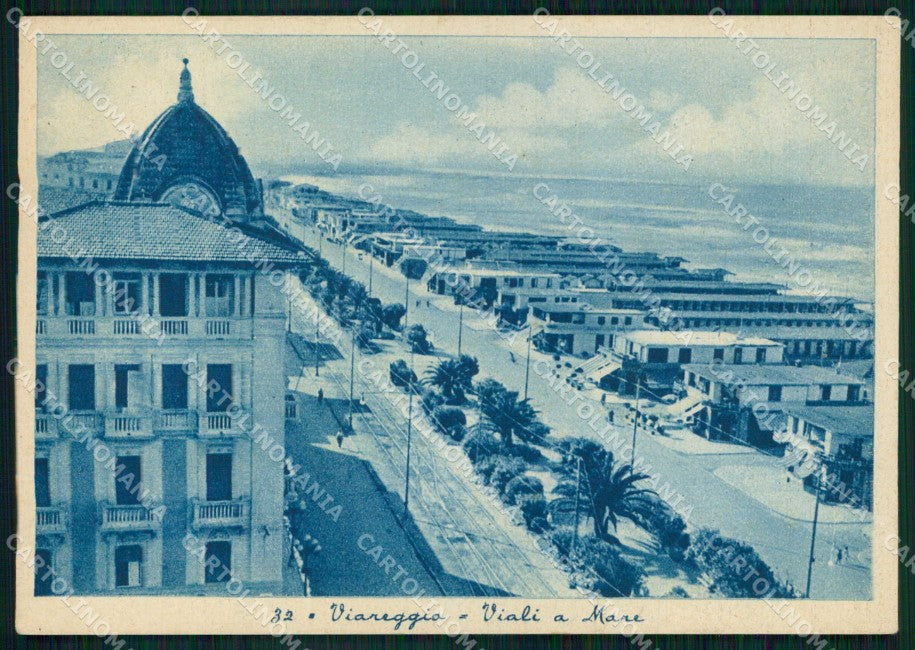 Lucca Viareggio Viali Mare FG cartolina RT2038 – fronte