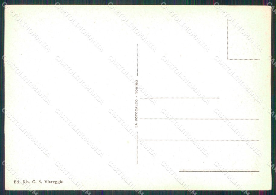 Lucca Viareggio Viali Mare FG cartolina RT2038 – retro