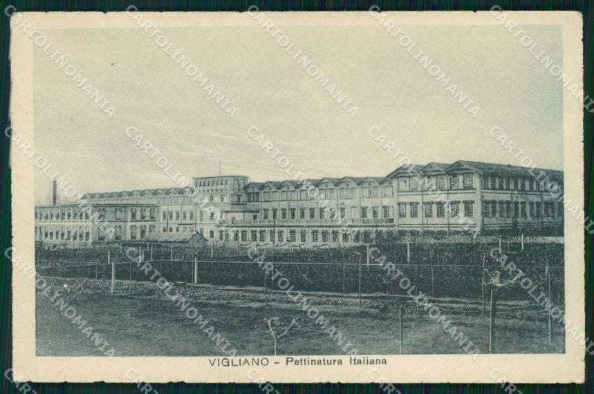 Biella Vigliano Biellese Pettinatura Italiana cartolina RT2048 – fronte