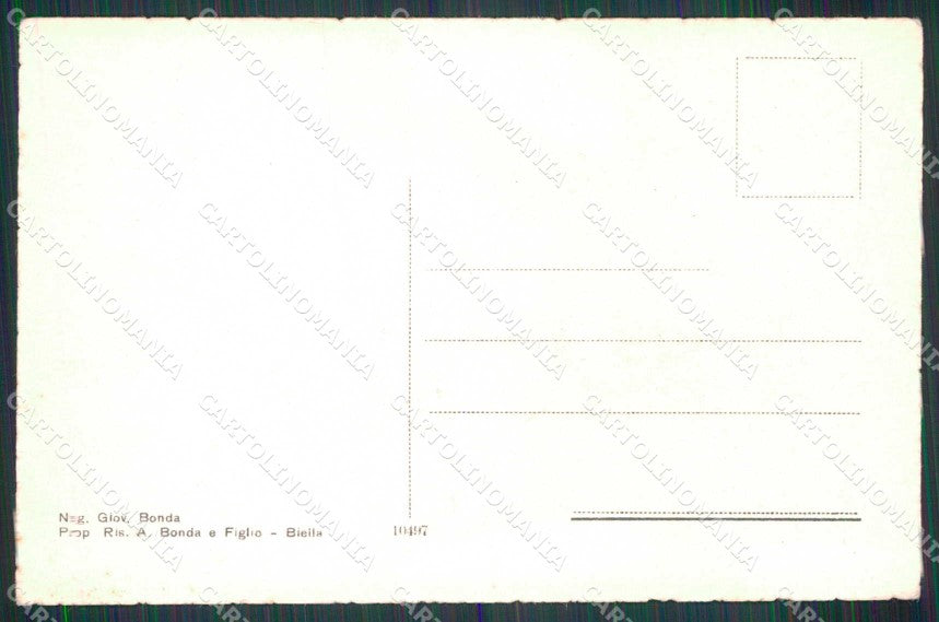 Biella Vigliano Biellese Pettinatura Italiana cartolina RT2048 – retro