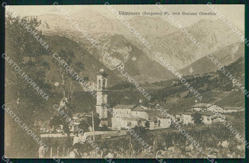 Bergamo Vilminore di Scalve Stazione Climatica cartolina RT2064 – fronte