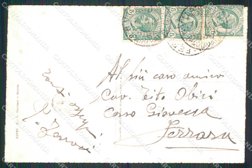 Padova Villa di Teolo Colli Euganei cartolina RT2075 – retro
