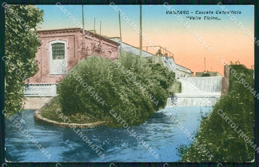 Milano Vanzago Cascata Cotonificio Valle Ticino cartolina RT2078 – fronte