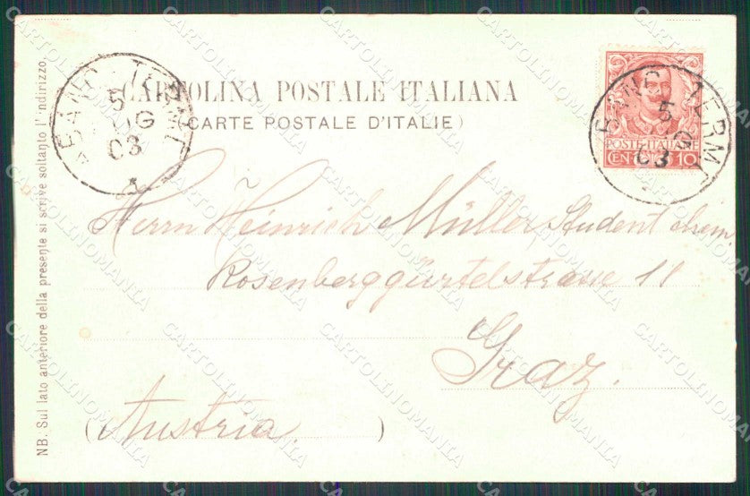 Padova Galzignano Terme Valsanzibio Int Villa Donà Dalle Rose cartolina RT2092 – retro
