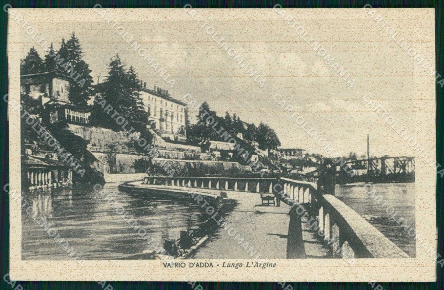 Milano Vaprio d'Adda Lungo l'Argine cartolina RT2100 – fronte