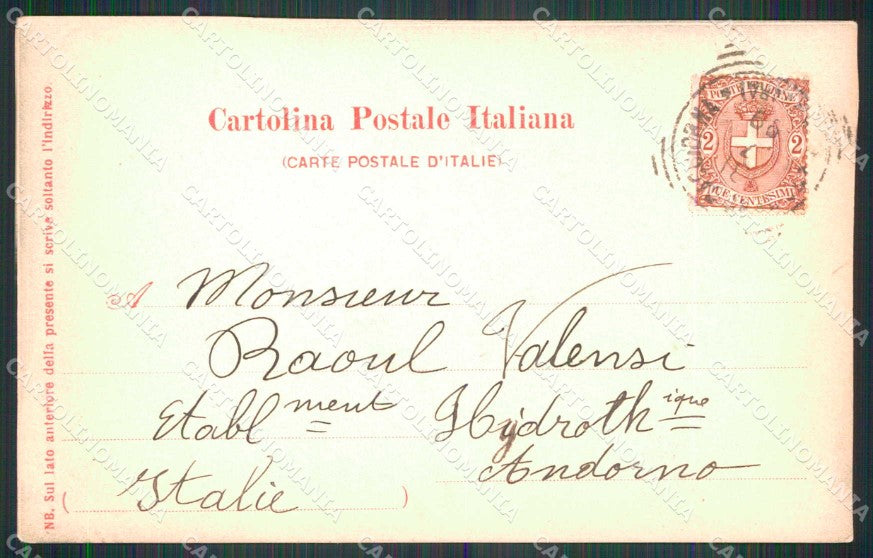 Biella Valle Cervo Sui Monti della Valle Costumi cartolina RT2124 – retro