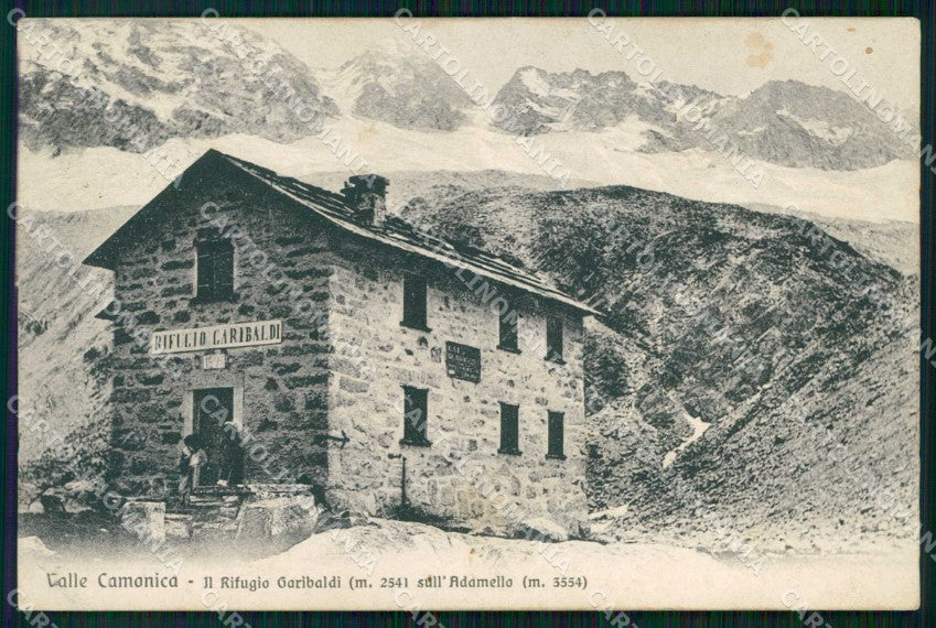 Brescia Edolo Lago Venerocolo Rifugio Garibaldi Valle Camonica cartolina RT2126 – fronte
