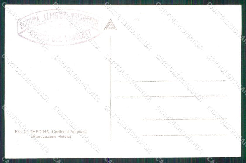 Trento Pozza di Fassa Rifugio Vajolet Foto cartolina RT2138 – retro