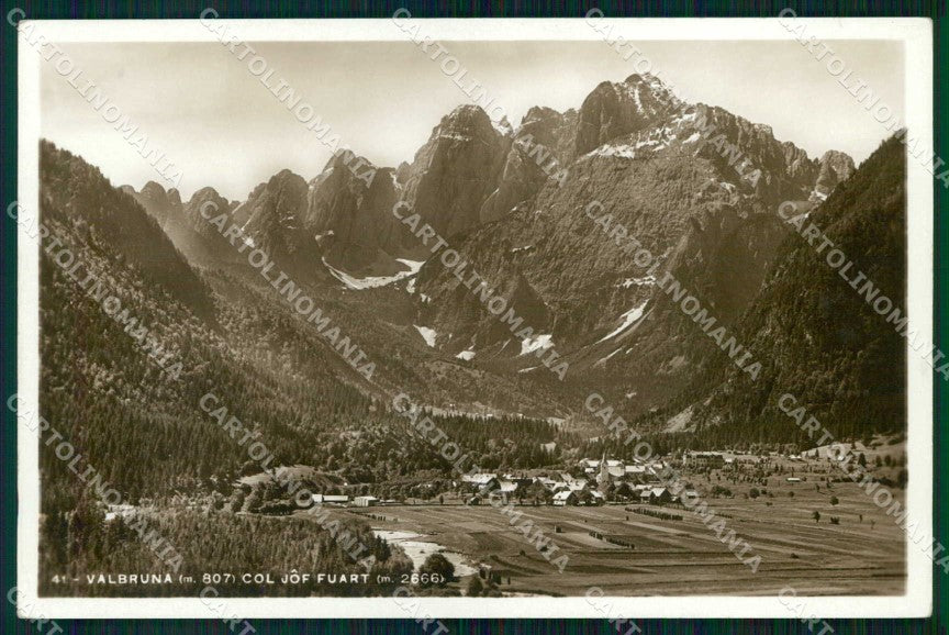 Udine Malborghetto Valbruna Jof Fuart Foto cartolina RT2140 – fronte